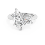 3 TCW Marquise & Princess Toi Et Moi Lab Grown Diamond Engagement Ring