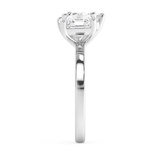 3.75 TCW Asscher & Oval Toi Et Moi Lab Grown Diamond Engagement Ring