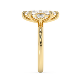 Marquise Three Stone Lab Grown Diamond Engagement Ring