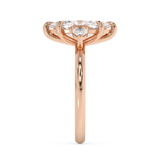 Marquise Three Stone Lab Grown Diamond Engagement Ring