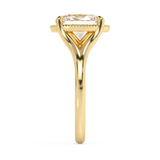 Oval Solitaire Split Shank Lab Grown Diamond Engagement Ring