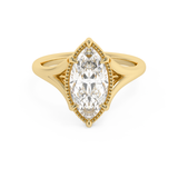 Marquise Solitaire Split Shank Lab Grown Diamond Engagement Ring