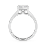 Marquise Solitaire Split Shank Lab Grown Diamond Engagement Ring