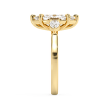 Marquise Three Stone Lab Grown Diamond Engagement Ring