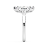Marquise Three Stone Lab Grown Diamond Engagement Ring