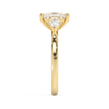 Elongated Cushion Three Stone Lab Grown Diamond Engagement Ring