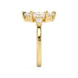 Marquise Cluster Lab Grown Diamond Engagement Ring