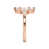 Marquise Cluster Lab Grown Diamond Engagement Ring