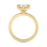 Oval Solitaire Lab Grown Diamond Engagement Ring