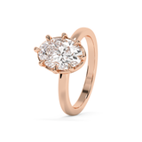 Oval Solitaire Lab Grown Diamond Engagement Ring