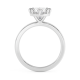 Oval Solitaire Lab Grown Diamond Engagement Ring