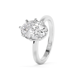 Oval Solitaire Lab Grown Diamond Engagement Ring