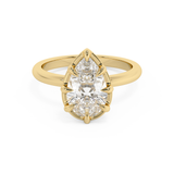 Pear Solitaire Lab Grown Diamond Engagement Ring