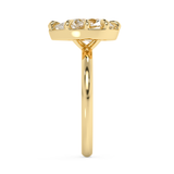 Pear Solitaire Lab Grown Diamond Engagement Ring