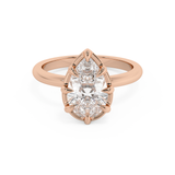 Pear Solitaire Lab Grown Diamond Engagement Ring