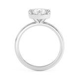 Pear Solitaire Lab Grown Diamond Engagement Ring