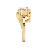 2.75 TCW Oval & Pear Toi Et Moi Lab Grown Diamond Engagement Ring