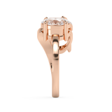 2.75 TCW Oval & Pear Toi Et Moi Lab Grown Diamond Engagement Ring