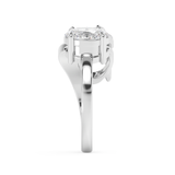 2.75 TCW Oval & Pear Toi Et Moi Lab Grown Diamond Engagement Ring