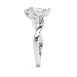 2.25 Oval & Pear Toi Et Moi Lab Grown Diamond Engagement Ring