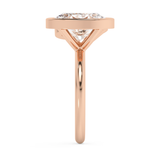 4.25 TCW Oval & Pear Toi Et Moi Bezel Lab Grown Diamond Engagement Ring