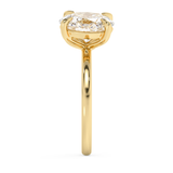 3.5 TCW Oval Toi Et Moi Lab Grown Diamond Engagement Ring