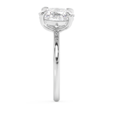 3.5 TCW Oval Toi Et Moi Lab Grown Diamond Engagement Ring