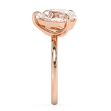 4.5 TCW Pear Toi Et Moi Lab Grown Diamond Engagement Ring