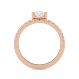 Pear Pave Lab Grown Diamond Engagement Ring