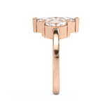 Marquise Three Stone Lab Grown Diamond Engagement Ring