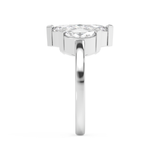 Marquise Three Stone Lab Grown Diamond Engagement Ring