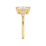 Radiant Cluster Lab Grown Diamond Engagement Ring