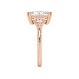 Radiant Cluster Lab Grown Diamond Engagement Ring