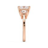 Princess Three Stone Lab Grown Diamond Engagement Ring