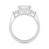 Princess Three Stone Lab Grown Diamond Engagement Ring