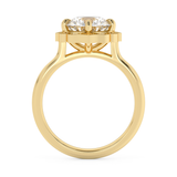 Round Vintage Art Deco Lab Grown Diamond Engagement Ring