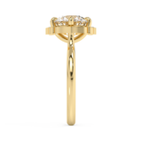 Round Vintage Art Deco Lab Grown Diamond Engagement Ring