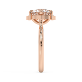 Round Vintage Art Deco Lab Grown Diamond Engagement Ring