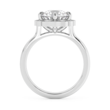 Round Vintage Art Deco Lab Grown Diamond Engagement Ring