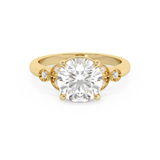 Round Vintage Art Deco Lab Grown Diamond Engagement Ring