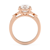 Round Vintage Art Deco Lab Grown Diamond Engagement Ring
