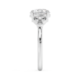 Round Vintage Art Deco Lab Grown Diamond Engagement Ring
