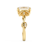 Oval Nature Inspired Lab Grown Diamond Engagement Ring