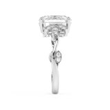 Oval Nature Inspired Lab Grown Diamond Engagement Ring