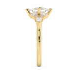 Princess Cluster Lab Grown Diamond Engagement Ring