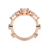 Marquise Cluster Lab Grown Diamond Engagement Ring
