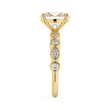 Oval Pave Lab Grown Diamond Engagement Ring