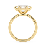 East West Oval Solitaire Lab Grown Diamond Engagement Ring
