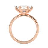 East West Oval Solitaire Lab Grown Diamond Engagement Ring