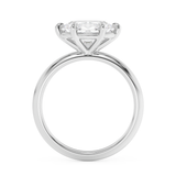 East West Oval Solitaire Lab Grown Diamond Engagement Ring